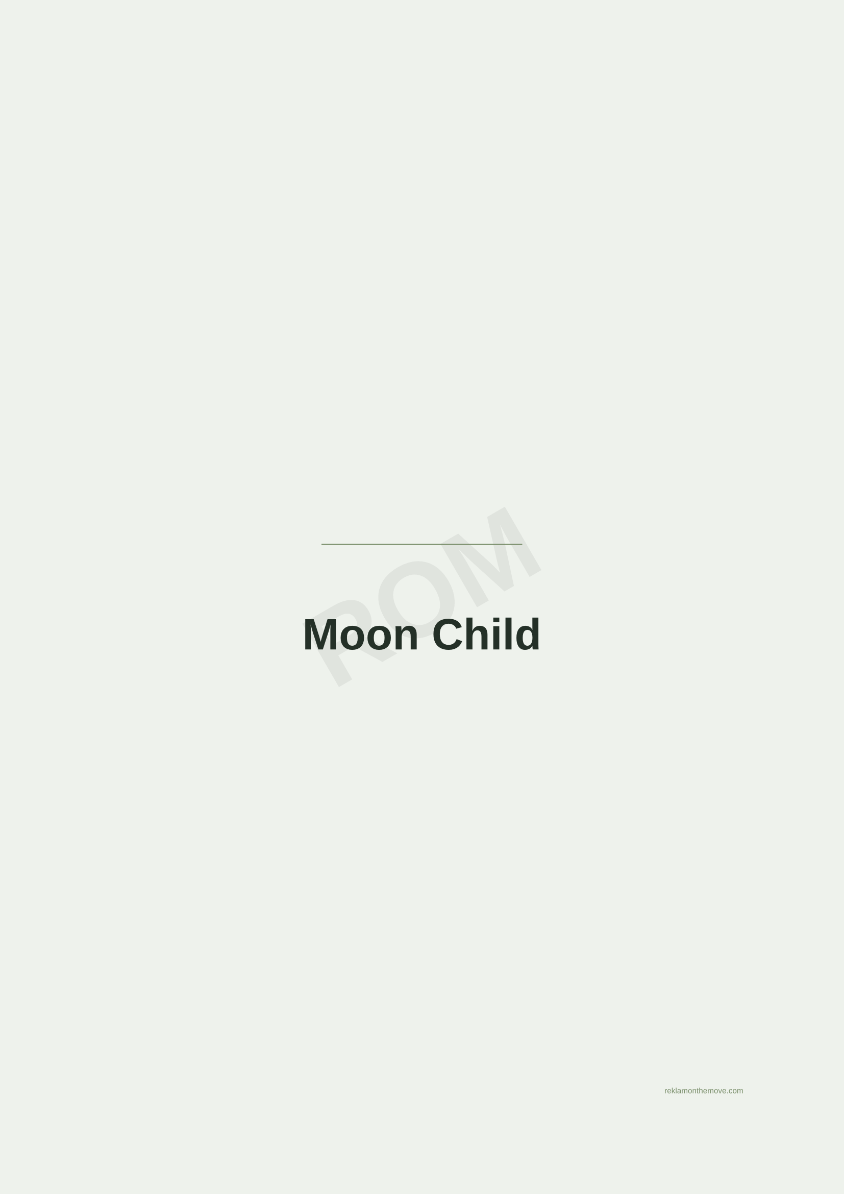 Moon Child · Adaçayı — ROM dijital ürün önizlemesi (filigranlı)