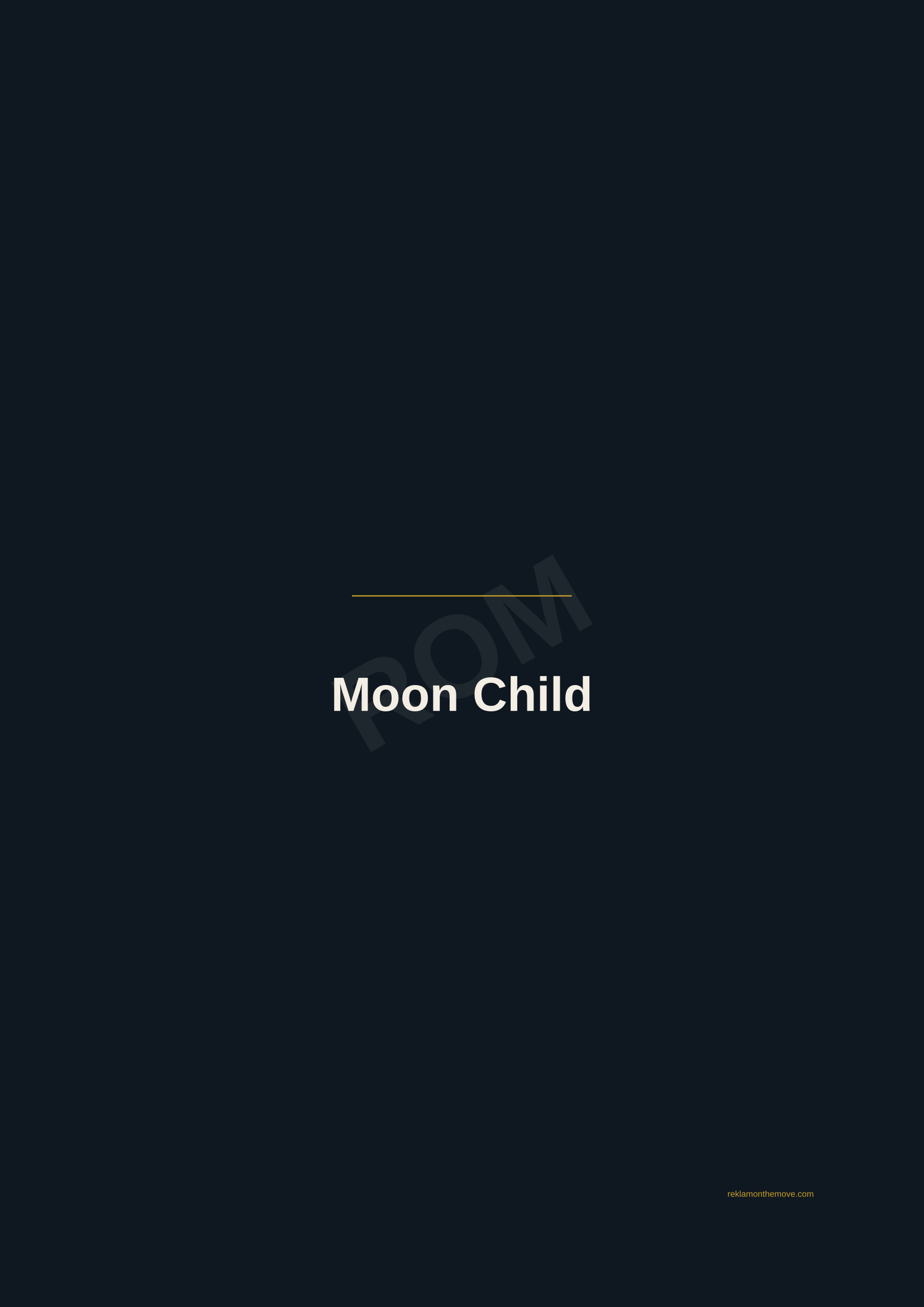 Moon Child · Gece — ROM dijital ürün önizlemesi (filigranlı)