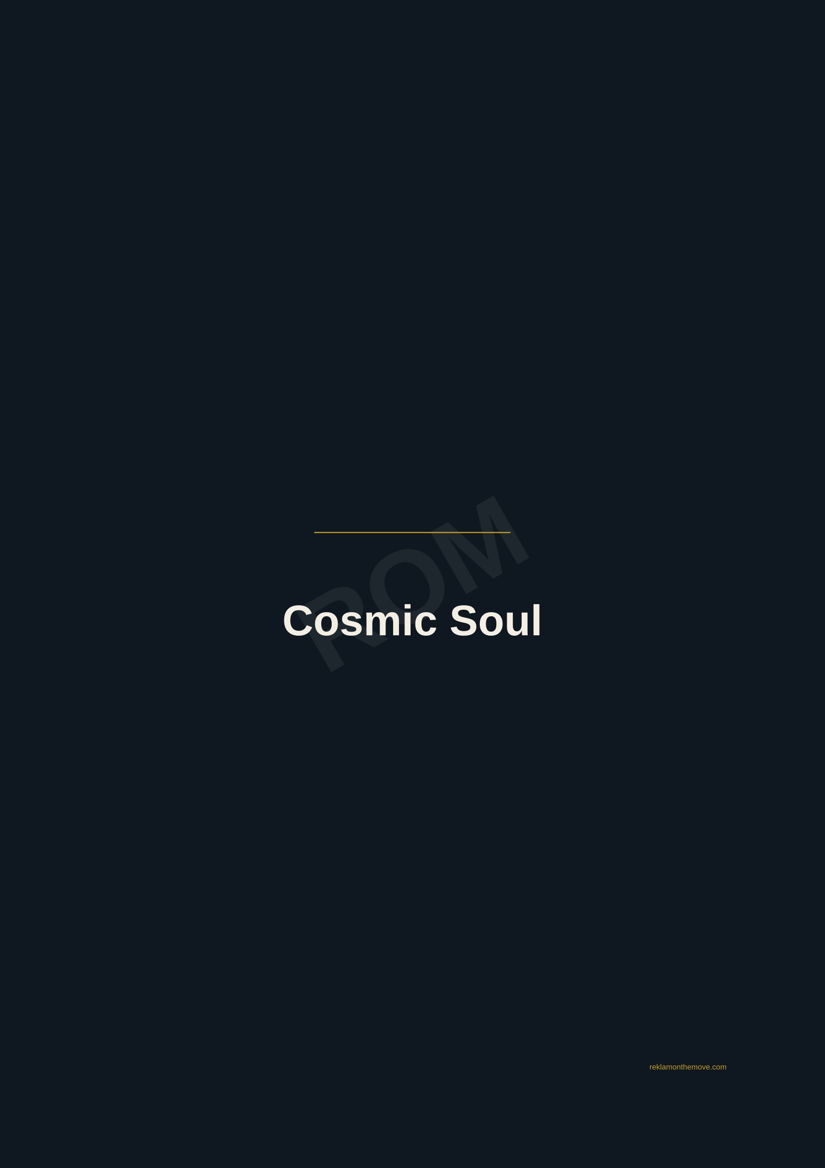 Cosmic Soul · Gece — ROM dijital ürün önizlemesi (filigranlı)