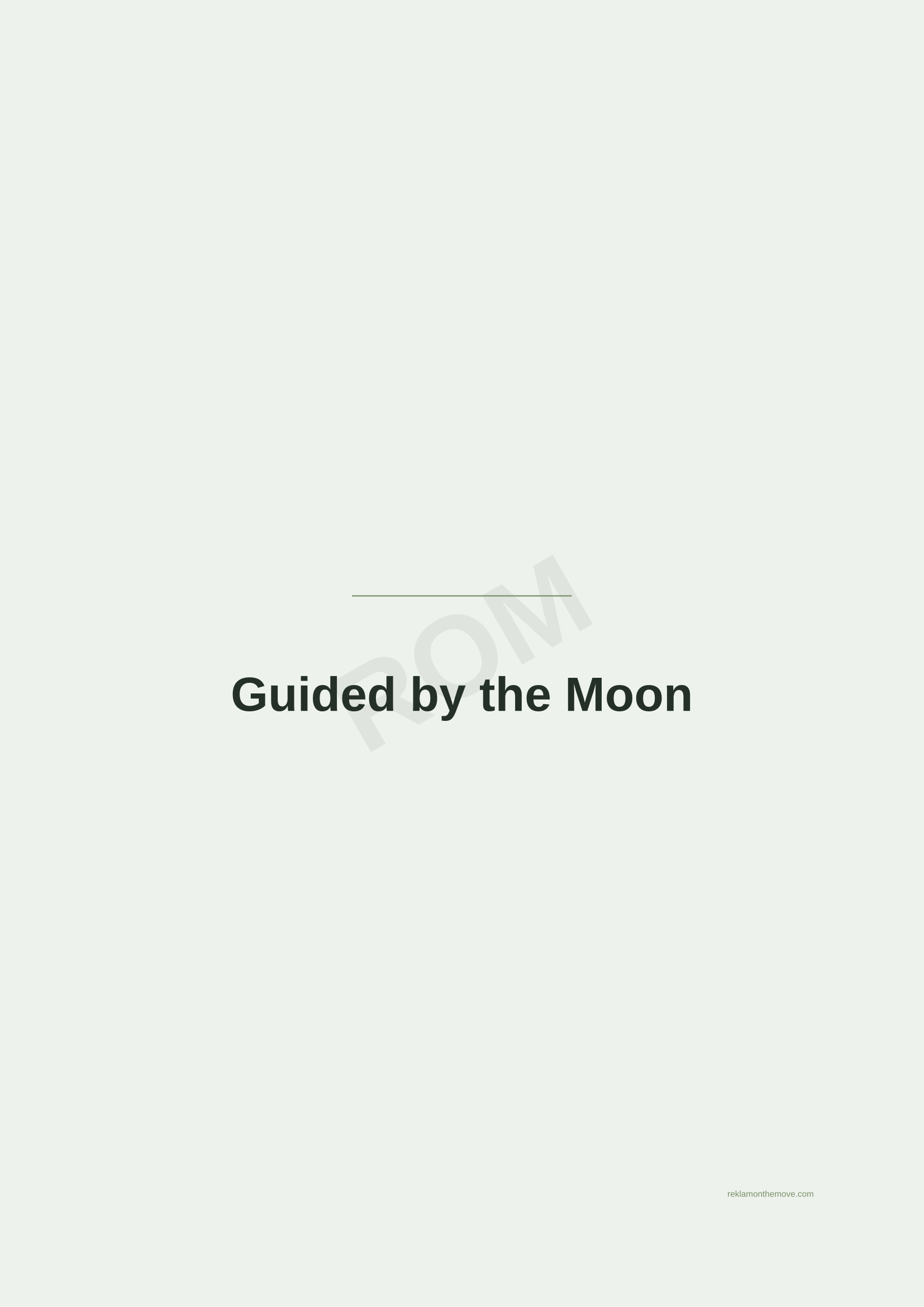 Guided by the Moon · Adaçayı — ROM dijital ürün önizlemesi (filigranlı)