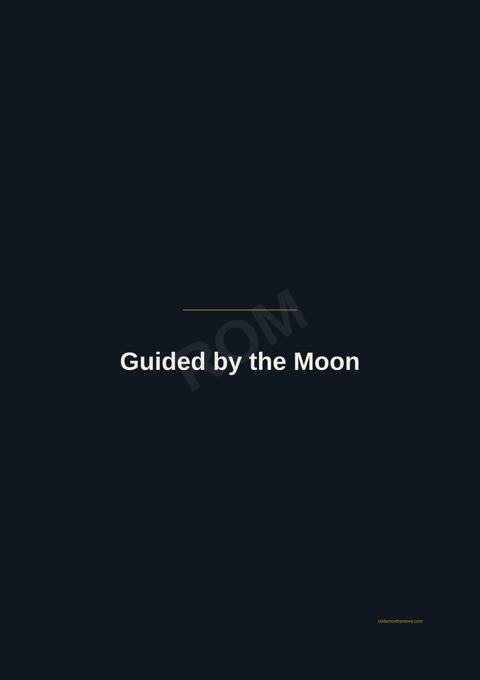 Guided by the Moon · Gece — ROM dijital ürün önizlemesi (filigranlı)