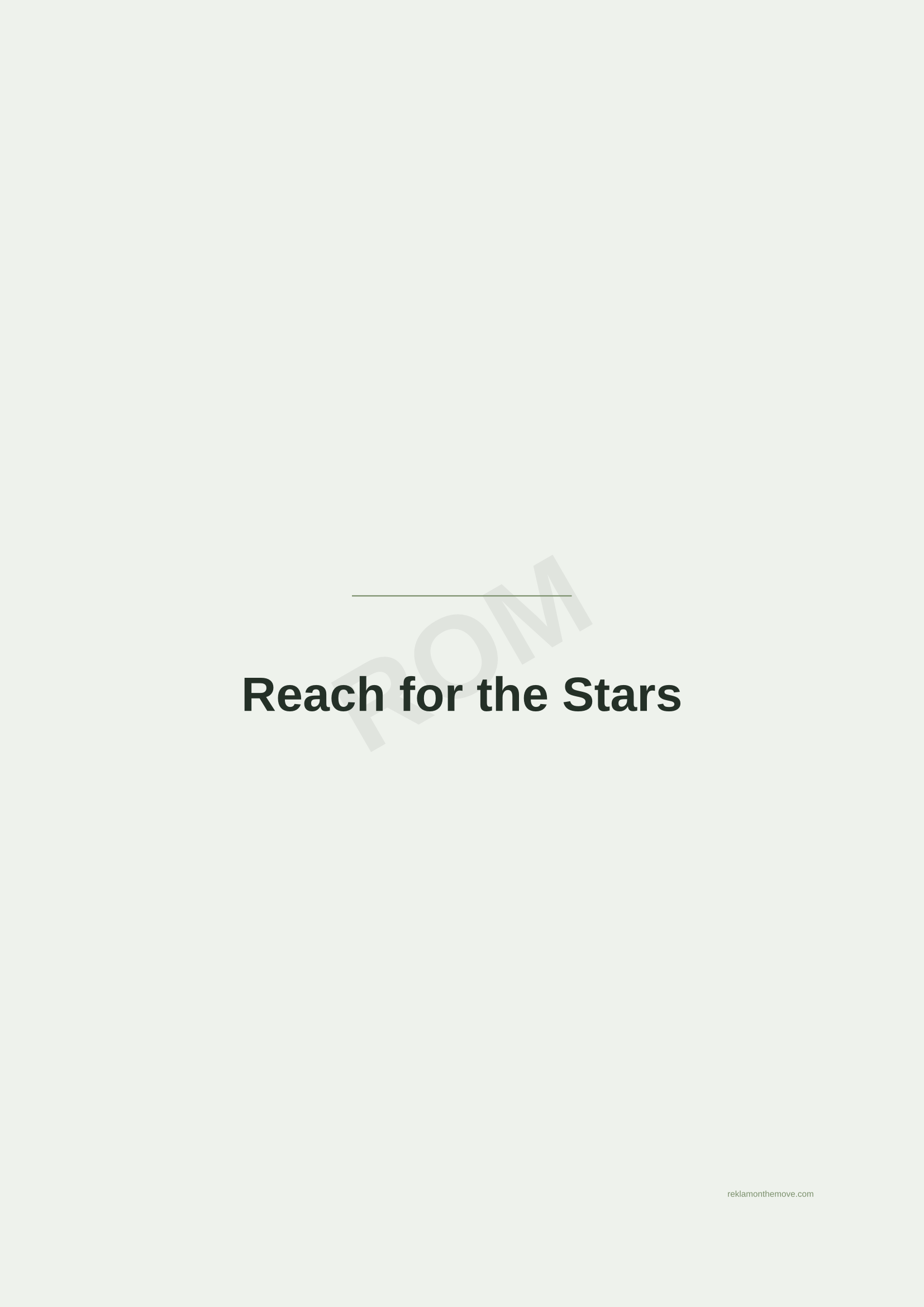 Reach for the Stars · Adaçayı — ROM dijital ürün önizlemesi (filigranlı)