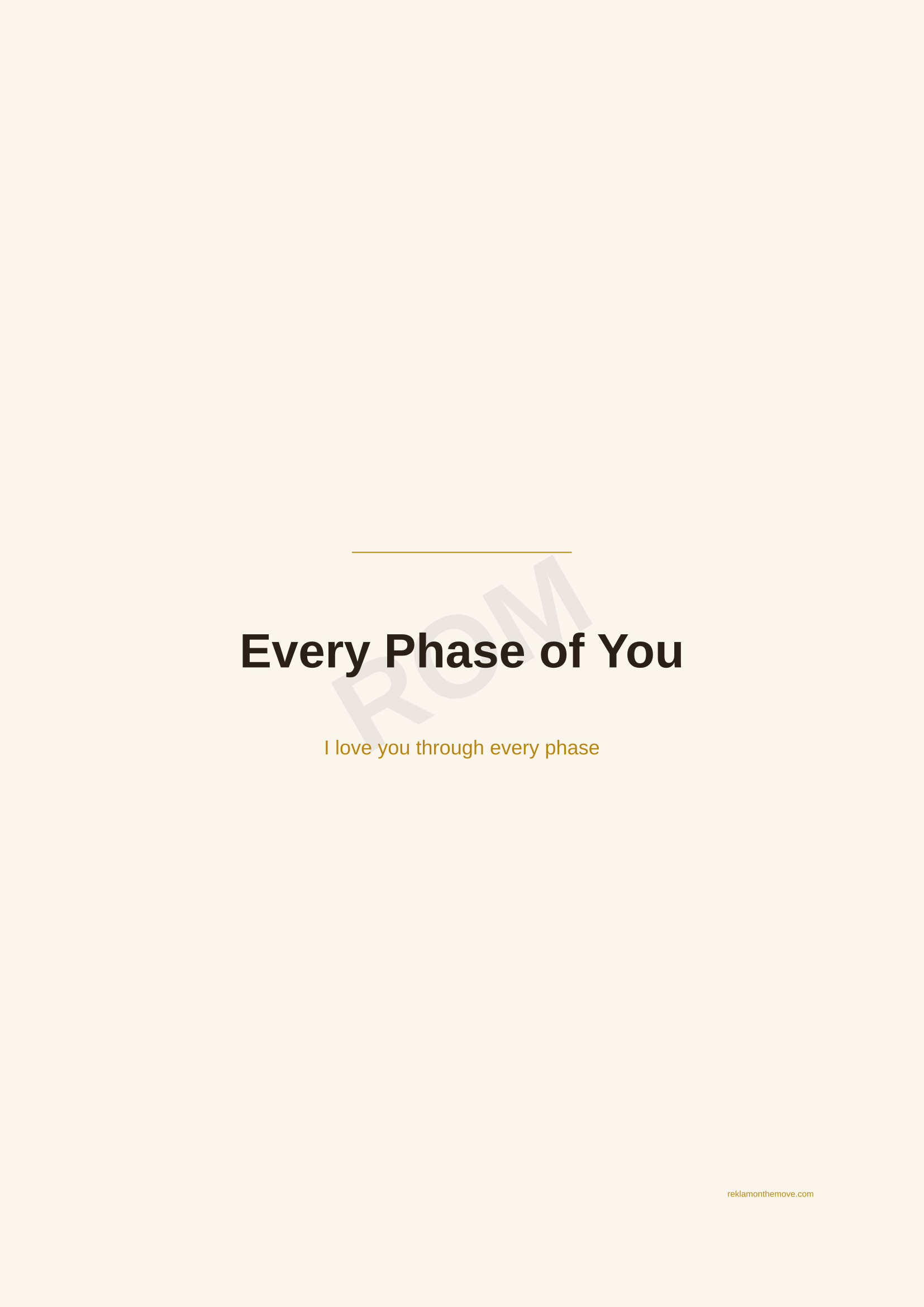 Every Phase of You · Espresso — ROM dijital ürün önizlemesi (filigranlı)