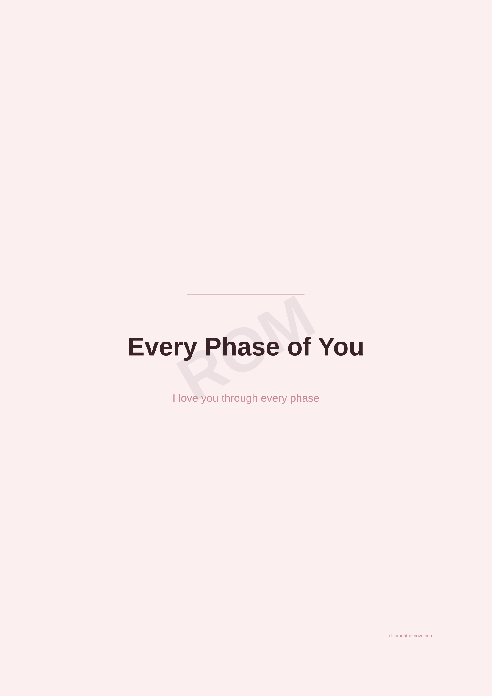 Every Phase of You · Gül — ROM dijital ürün önizlemesi (filigranlı)