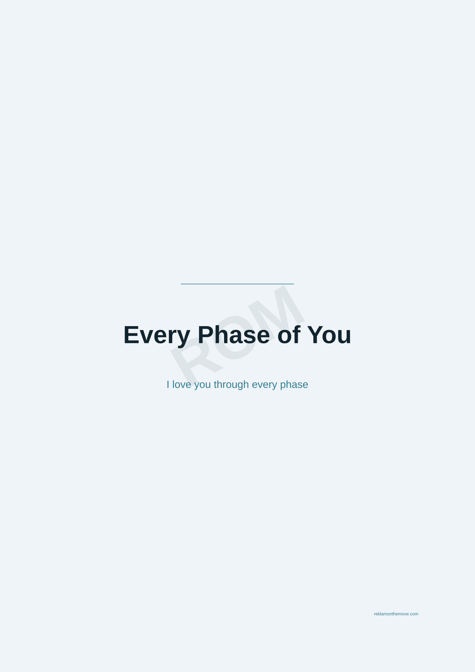 Every Phase of You · Okyanus — ROM dijital ürün önizlemesi (filigranlı)