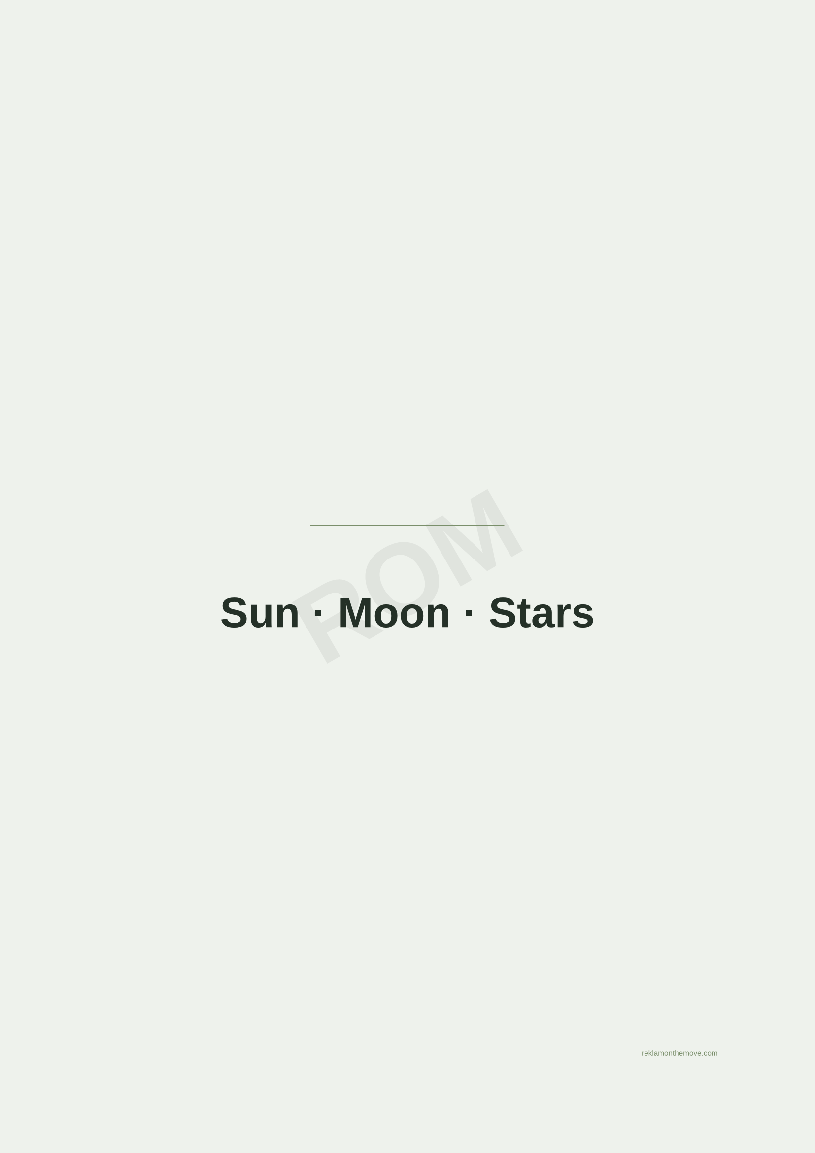 Sun · Moon · Stars · Adaçayı — ROM dijital ürün önizlemesi (filigranlı)