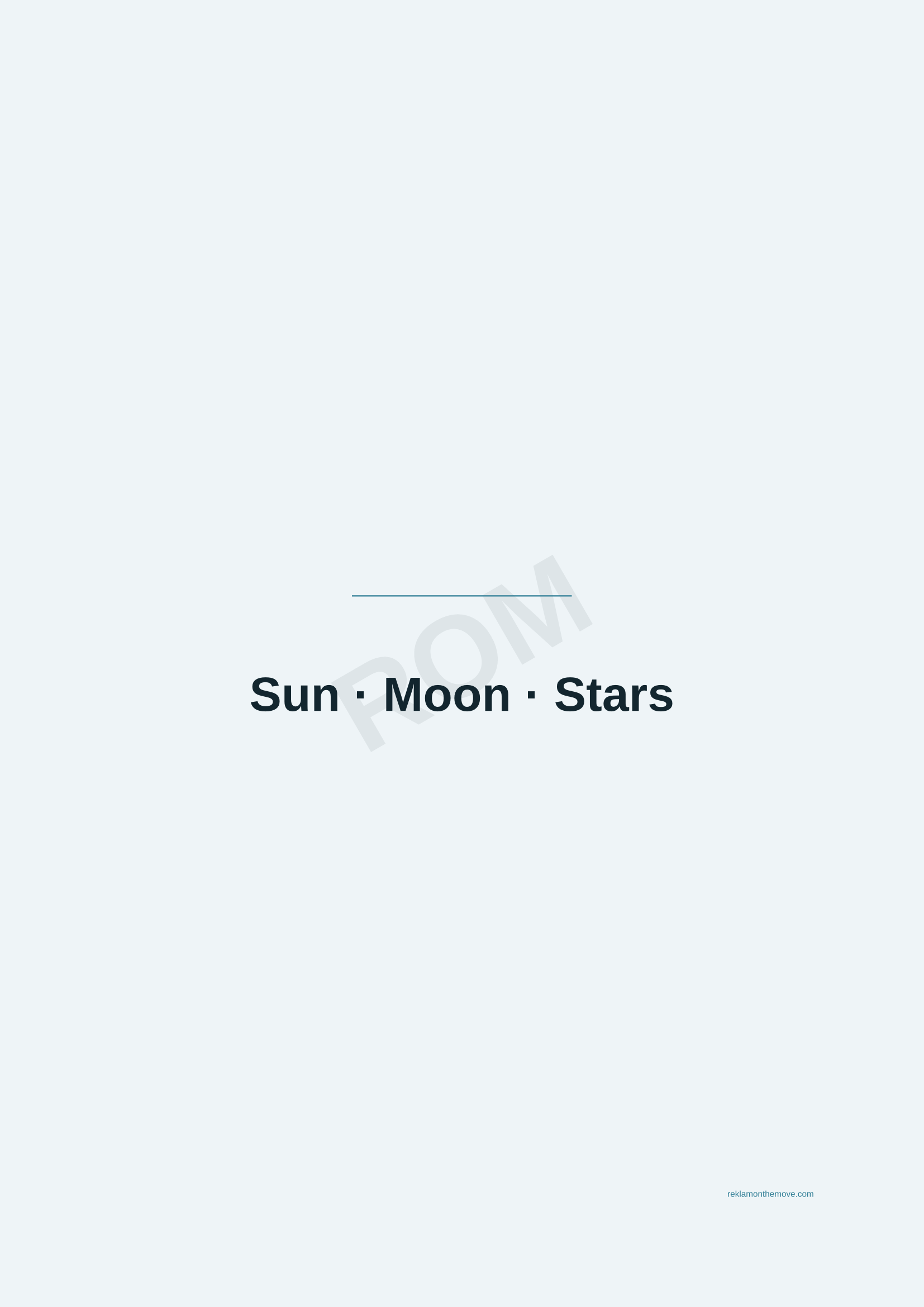 Sun · Moon · Stars · Okyanus — ROM dijital ürün önizlemesi (filigranlı)