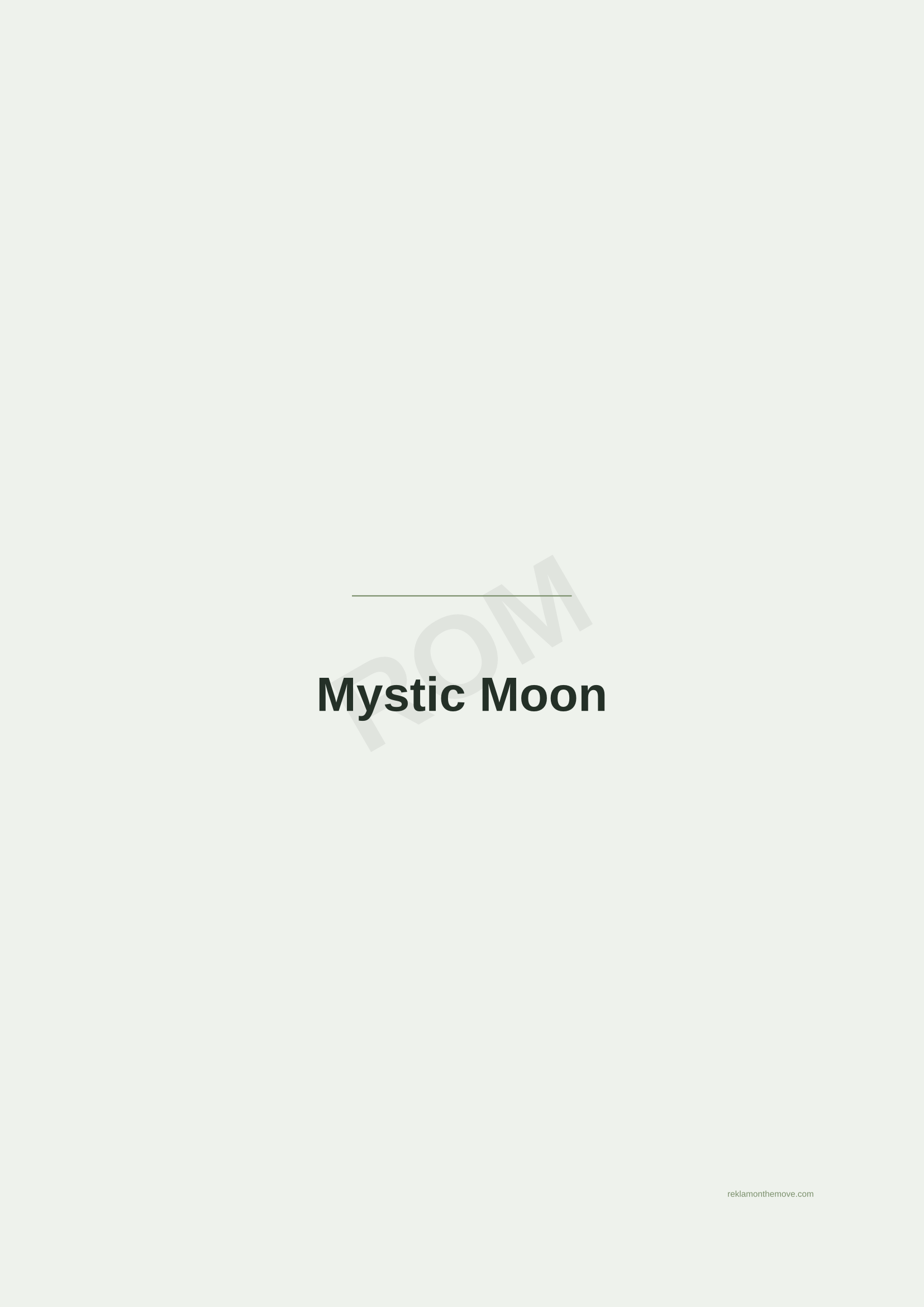 Mystic Moon · Adaçayı — ROM dijital ürün önizlemesi (filigranlı)