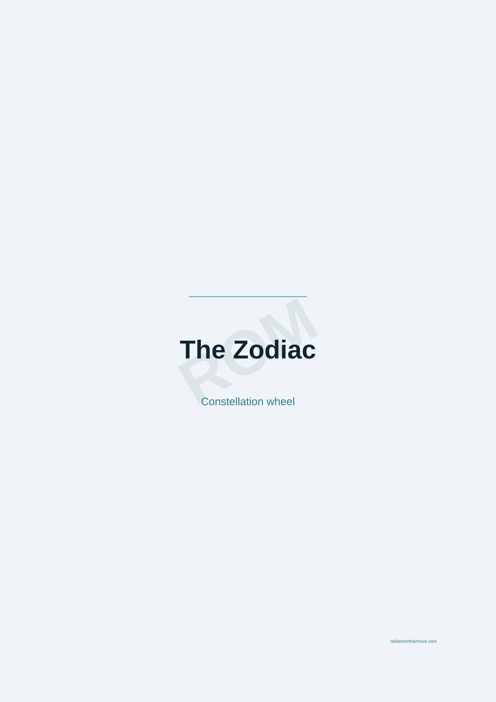 The Zodiac · Okyanus — ROM dijital ürün önizlemesi (filigranlı)